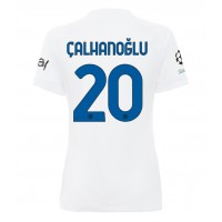 Dámy Fotbalový dres Inter Milan Hakan Calhanoglu #20 2023-24 Venkovní Krátký Rukáv